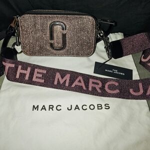 Marc Jacobs Pink Glitter Camera Bag